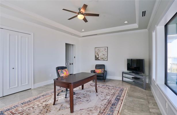 Home Office, Interior, Recessed Lighting