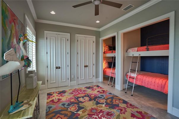 Bedroom, Interior, Recessed Lighting