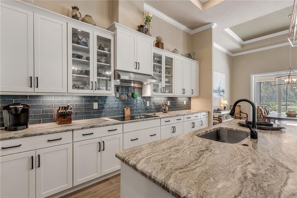 Interior, Kitchen, Pendant Lights, Wood Texture Flooring