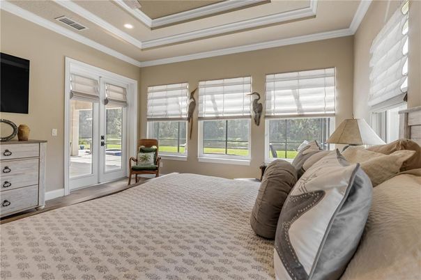 Bedroom, Interior, Recessed Lighting