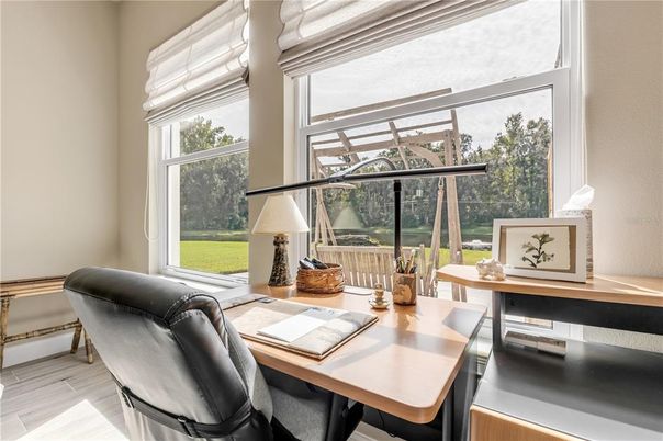 Home Office, Interior, Wood Texture Flooring