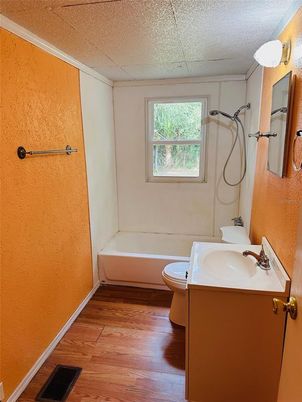 Bathroom, Interior, Wood Texture Flooring