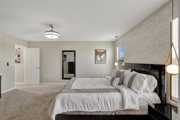 Bedroom, Interior, Pendant Lights