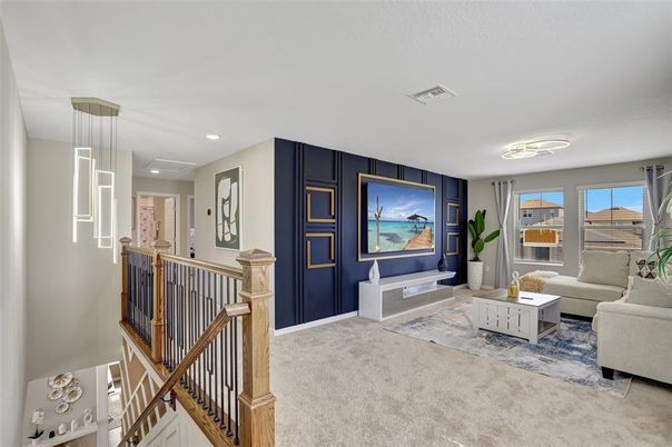 Interior, Living room, Recessed Lighting