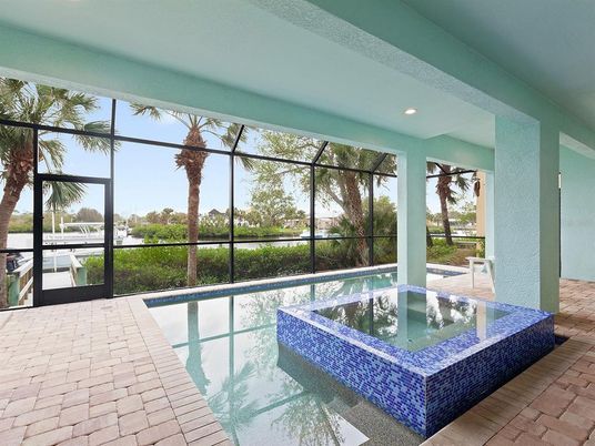 Glass Ceilings, Interior, Pool, Recessed Lighting, Sun Room