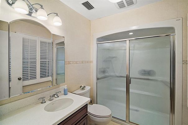Bathroom, Glass Shower, Interior