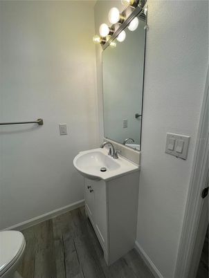 Bathroom, Interior, Wood Texture Flooring