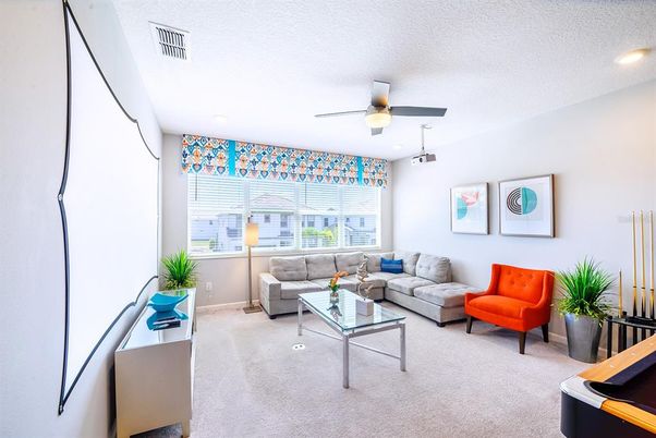 Interior, Living room, Recessed Lighting