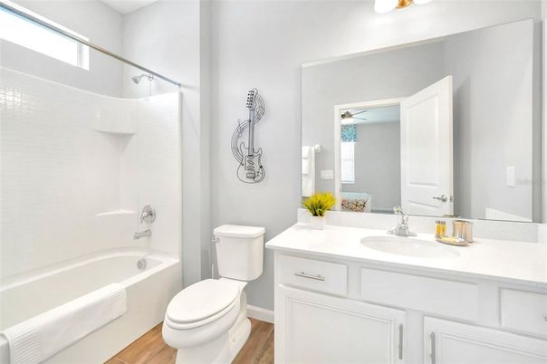 Bathroom, Interior, Wood Texture Flooring