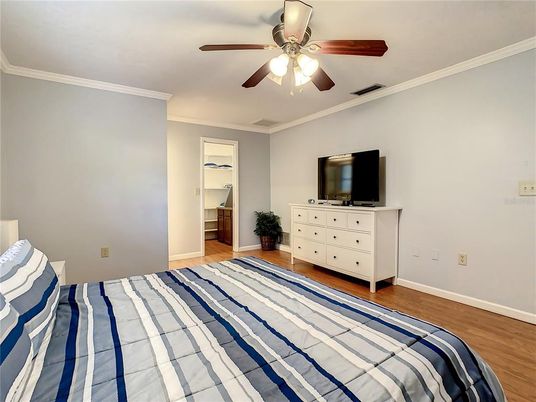 Bedroom, Interior, Wood Texture Flooring