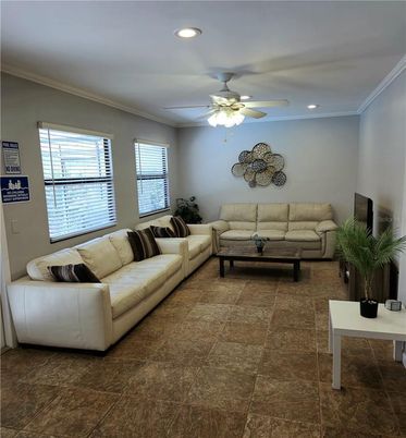 Interior, Living room, Recessed Lighting