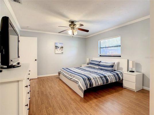 Bedroom, Interior, Wood Texture Flooring