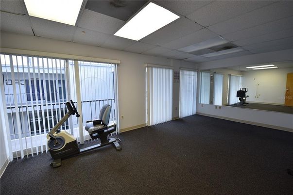 Fitness Equipment, Interior, Recessed Lighting