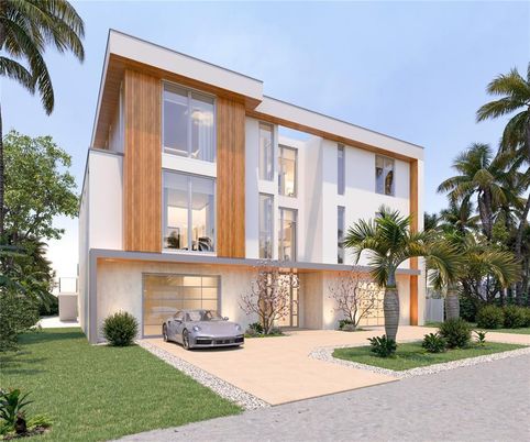 Attached, Exterior, Facade, Modern