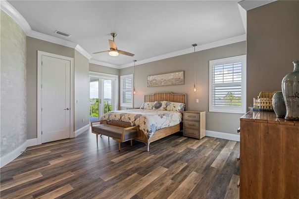 Bedroom, Interior, Wood Texture Flooring