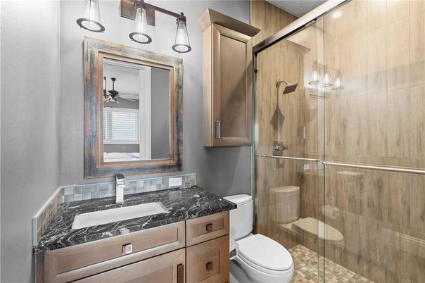 Bathroom, Glass Shower, Interior