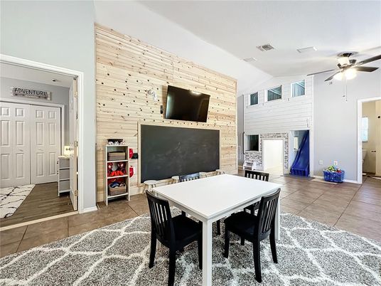 Dining room, Interior, Wooden Walls