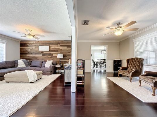 Dining room, Interior, Living room, Wood Texture Flooring, Wooden Walls