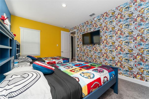 Bedroom, Interior, Recessed Lighting