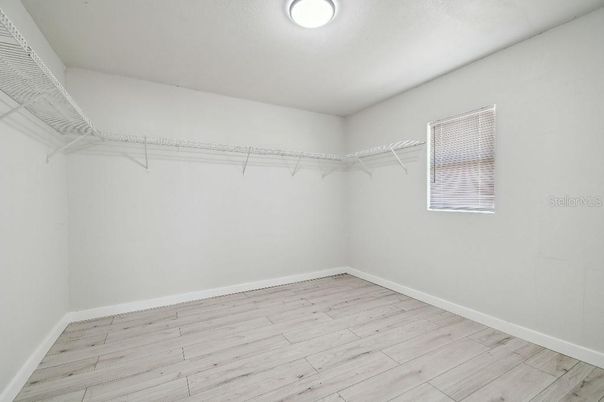 Empty room, Interior, Walk-in Closets, Wood Texture Flooring