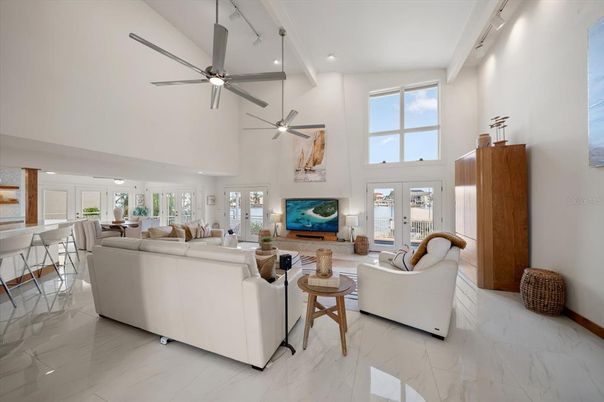 Interior, Living room, Marble, Recessed Lighting