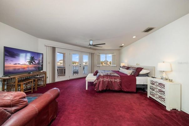 Bedroom, Interior, Recessed Lighting