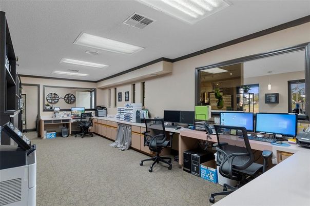 Home Office, Interior, Recessed Lighting