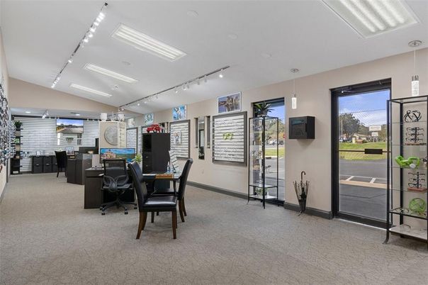 Home Office, Interior, Pendant Lights, Stone Walls