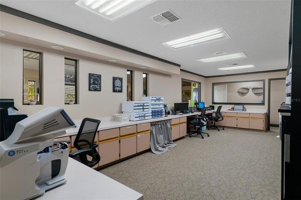 Home Office, Interior, Recessed Lighting