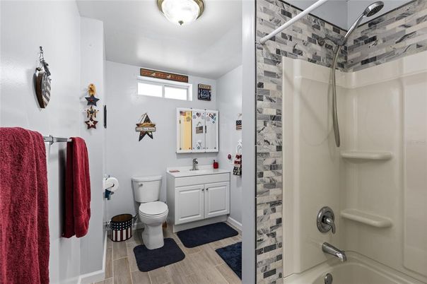 Bathroom, Interior, Wood Texture Flooring