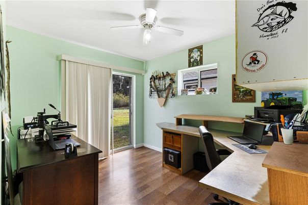 Home Office, Interior, Wood Texture Flooring