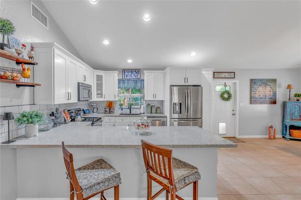 Interior, Kitchen, Recessed Lighting, Stainless Steel Appliances