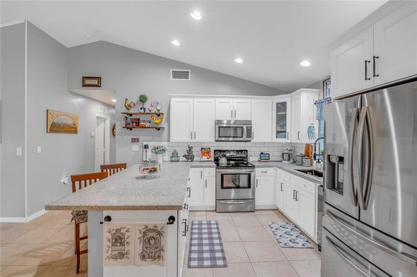 Interior, Kitchen, Recessed Lighting, Stainless Steel Appliances