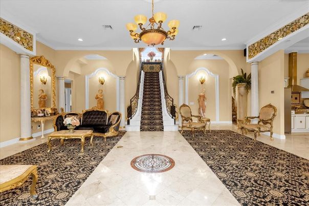 Chandelier, Interior, Recessed Lighting