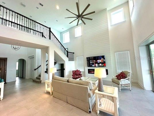 Interior, Living room, Recessed Lighting