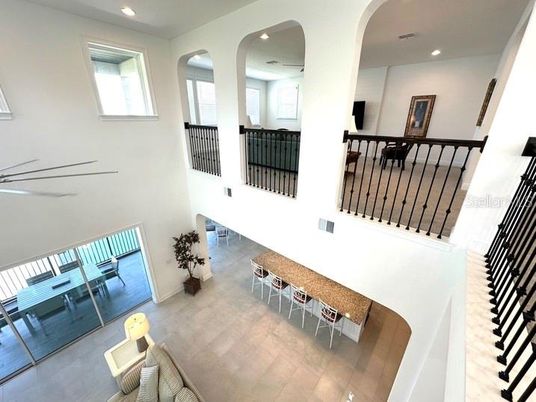 Dining room, Interior, Recessed Lighting