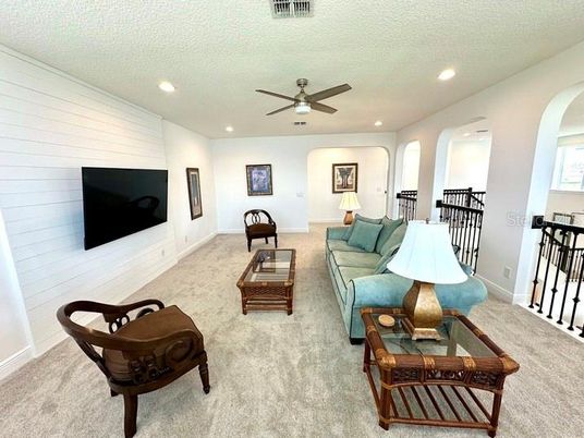 Interior, Living room, Recessed Lighting
