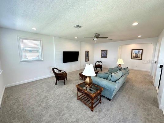 Interior, Living room, Recessed Lighting