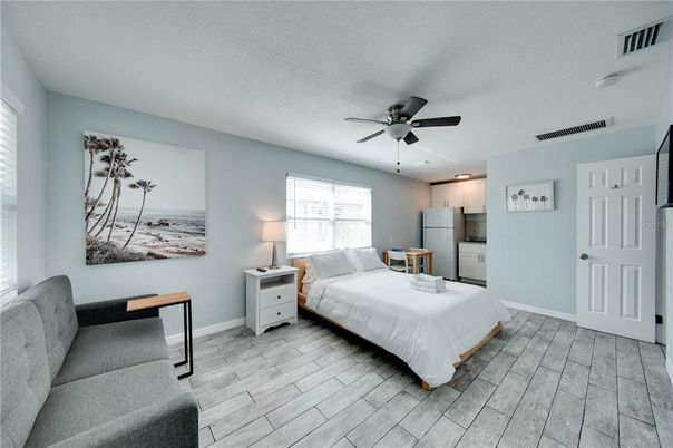 Bedroom, Interior, Wood Texture Flooring