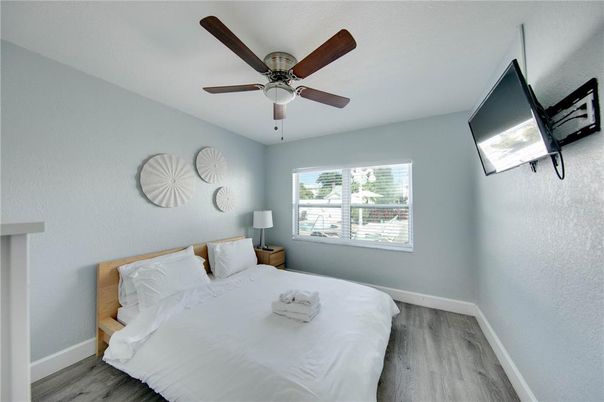 Bedroom, Interior, Wood Texture Flooring