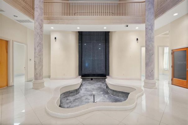 Interior, Marble Walls, Recessed Lighting