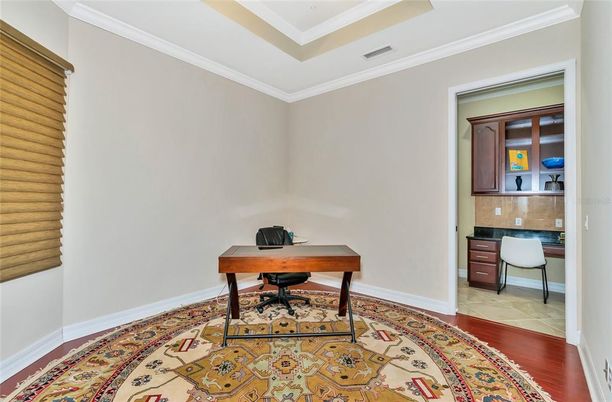 Home Office, Interior, Wood Texture Flooring