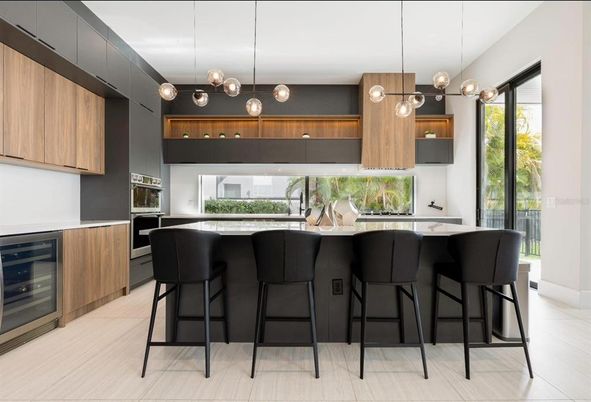 Interior, Kitchen, Pendant Lights