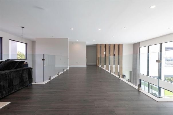 Interior, Pendant Lights, Recessed Lighting, Wood Texture Flooring