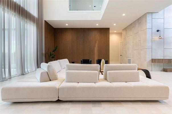 Interior, Living room, Recessed Lighting