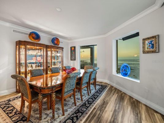 Dining room, Interior, Wood Texture Flooring