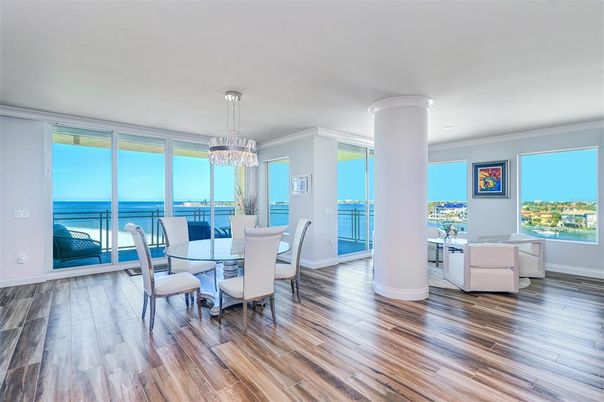 Chandelier, Dining room, Interior, Living room, Pendant Lights, Water, Wood Texture Flooring