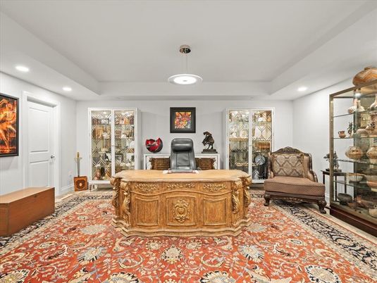 Home Office, Interior, Pendant Lights, Recessed Lighting