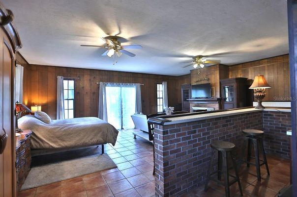 Bedroom, Interior, Wooden Walls