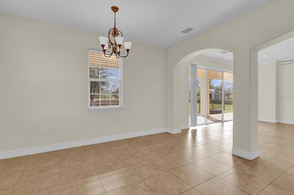 Chandelier, Empty room, Interior
